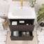 Modern Fluted Bathroom Vanity - Water-resistant Build-941842903-941842906