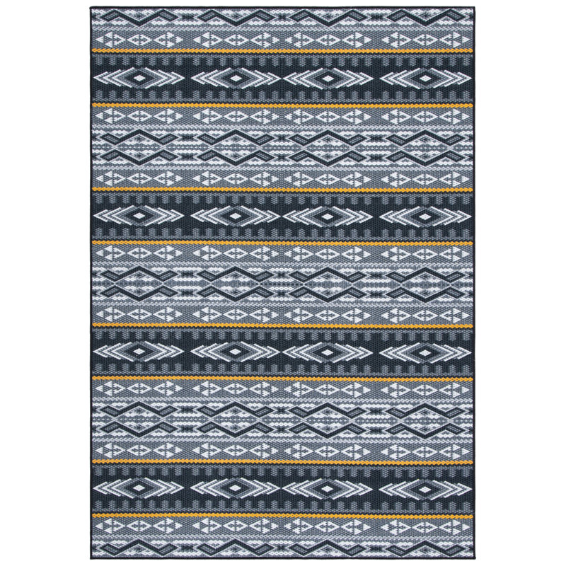 Journey Performance Machine Washable Southwestern Rug, Rectangle 4'4" x 6'