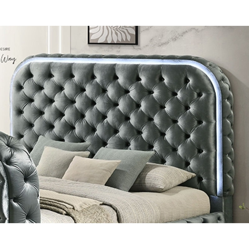 Kana Bed Component Headboard, Grey, King