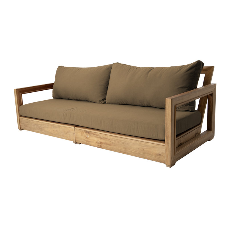 Chatsworth Outdoor 4 - Seat Patio Sofa, Cocoa