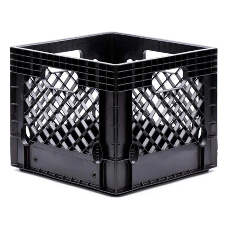 Juggernaut Storage Crate for Office Storage & Classroom Organization, 2, 18 Quart, Black
