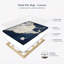 Bouton-poussoir USA Milstead sur bleu marine-107705816