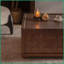 Table basse de ferme avec rangement caché, grain de bois facile à nettoyer