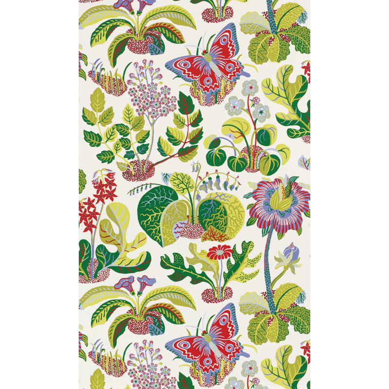 Exotic Butterfly Wallpaper, Multi