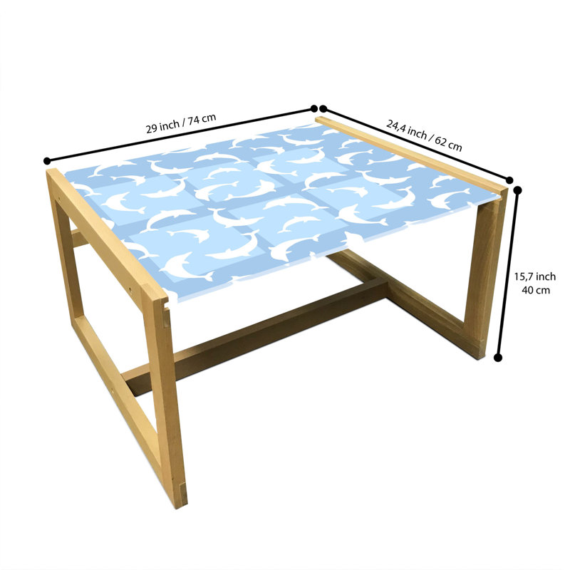 Iqarar Sled Coffee Table, 62cm H x 74cm W x 40cm D