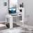 Ternes 47" Writing Table with Bookshelf, Desk with 6-Tier Storage Shelves-942987810