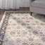 Petronella Viscose Oriental Rug in Ivory/Black-19261716