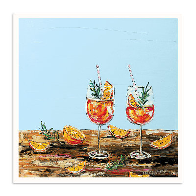 Aperol Spritz by Angela Hawkey - Painting