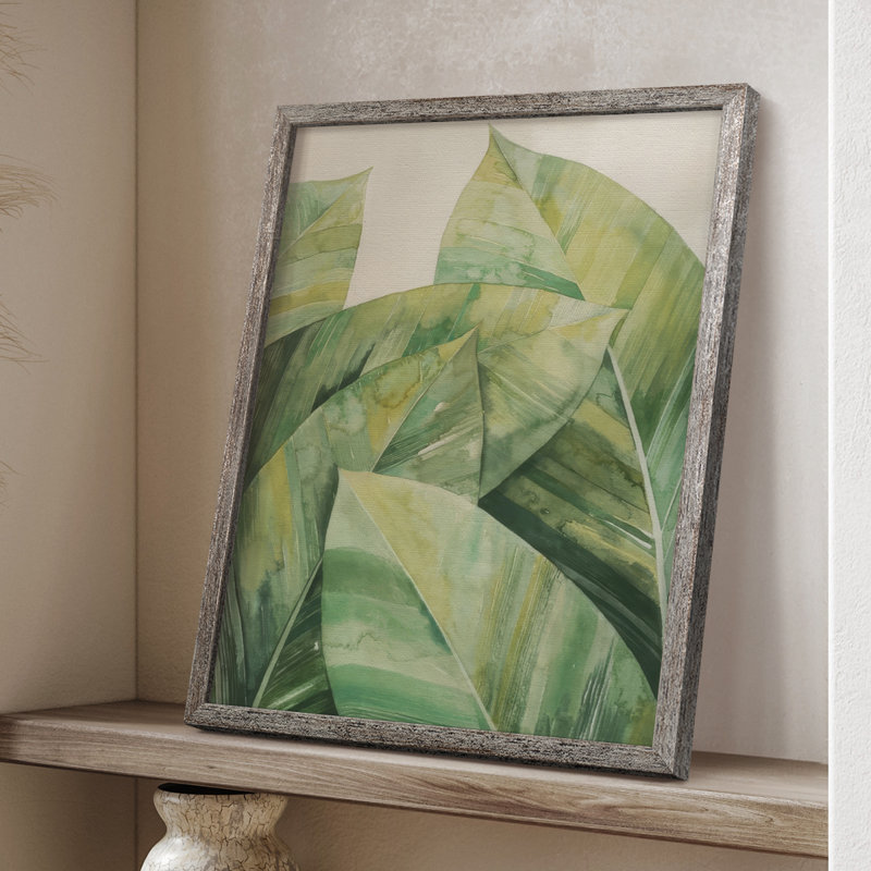 Tropic Profondeur I, reproduction encadrée - bois massif