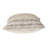 Cream / Beige Striped Cotton Throw Pillow Cover