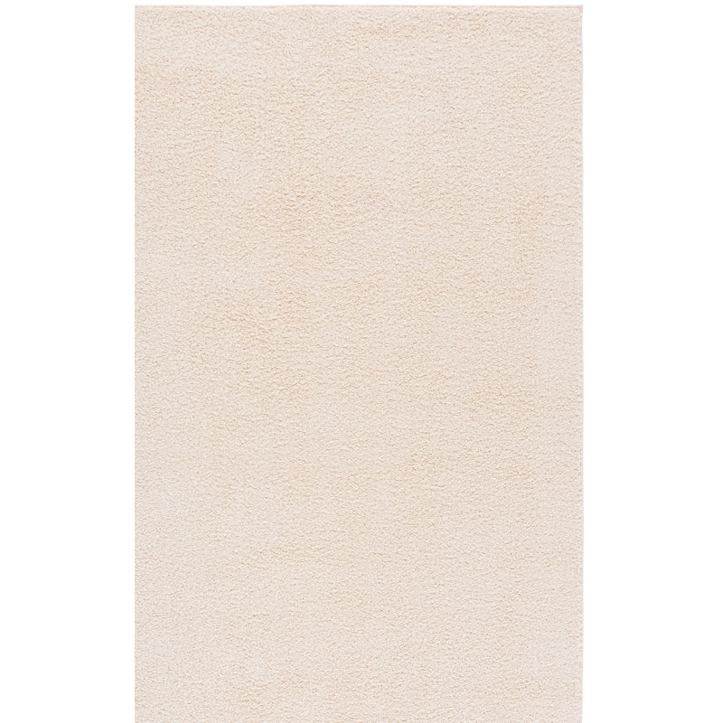 Boucle 100 Performance Machine Washable Solid Color Rug, Rectangle 5' x 7'