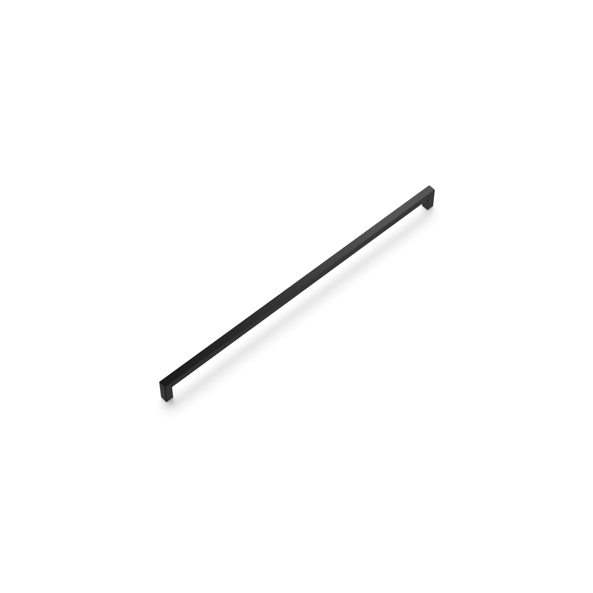Skylight Collection Handle Pull - Contemporary Hardware for Drawers & Cabinets, Matte Black, 1, 18"
