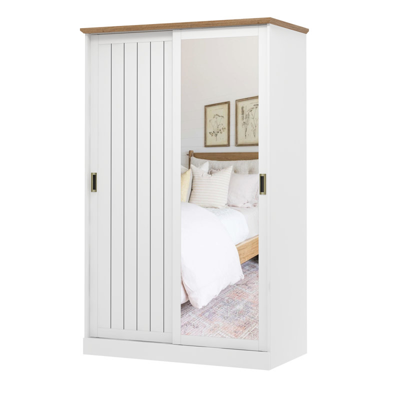 Edison 2 Door Wardrobe, White