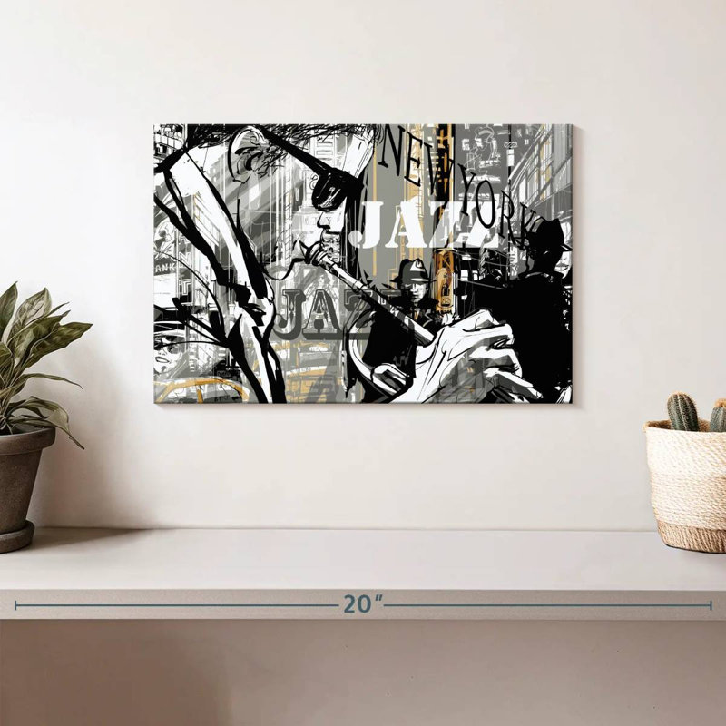 Abarca New York Jazz, 8" H x 12" W