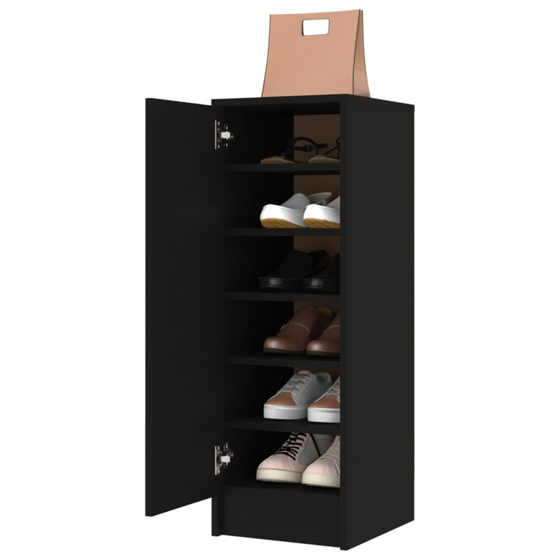 6 Pair Shoe Storage, Black