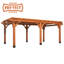 Ensemble de pergola d'extérieur en bois de cèdre 20 pi x 12 pi Backyard Discovery Beaumont