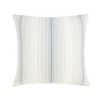 Coussin décoratif en mélange de lin 26 po Theta