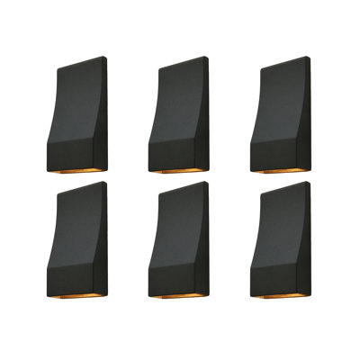 Black Low Voltage Integrated LED Deck Light Pack