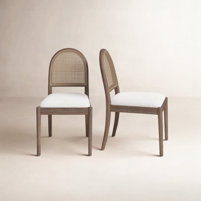 Cossette 18.5'' H Upholstered Oak Side Chair