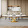 Edora 62.99'' to 94.48" Extendable Rectangular Sintered Stone Dining Table for 8-10