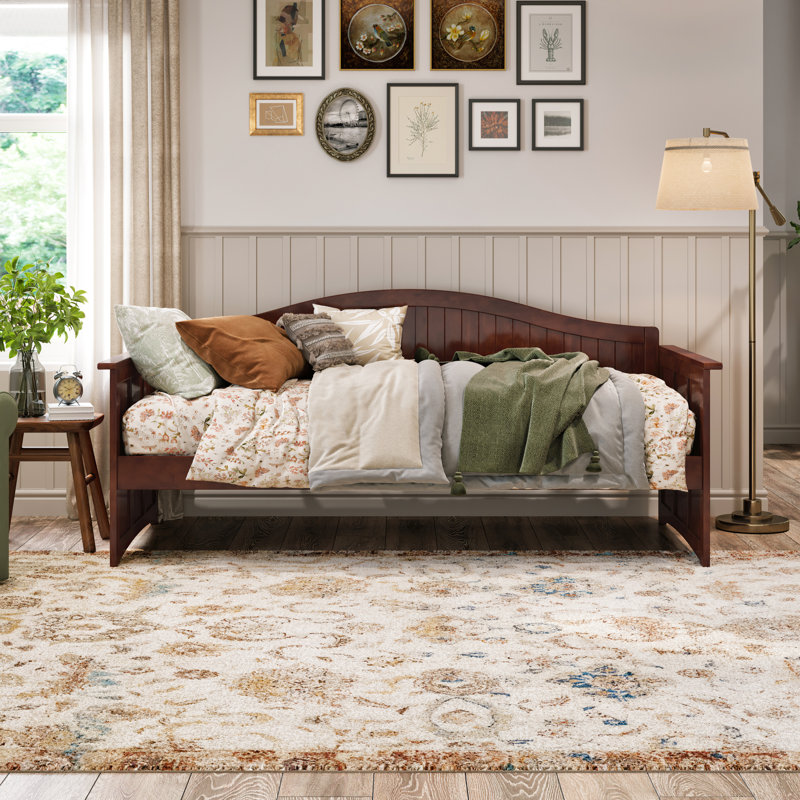 Nantucket Solid Wood Twin Daybed, Walnut