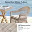 Ensemble repas pour 6 personnes avec table rectangulaire Cascade