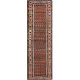 One-of-a-Kind Runner 3'6" X 11'6" Hand Knotted Area Rug