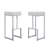 Modern Velvet Bar Stool Set