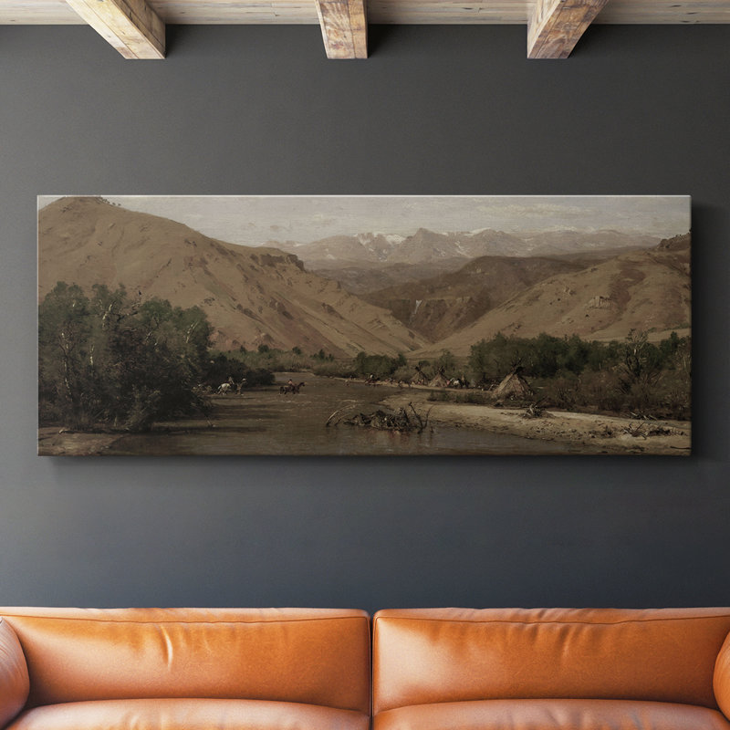Série paysage - CCDVLVI - Toile tendue avec châssis - Prêt à être accroché, H 20 po x l 50 po