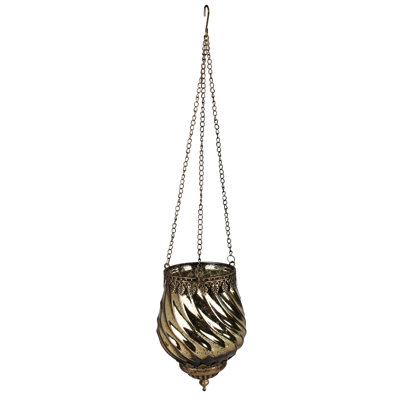 Fez Hanging Lantern, Glass, Chain