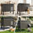 Outdoor Cat House, Black, Large