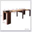 Table console extensible multifonctionnelle à longueur ajustable pour un gain d'espace polyvalent et des besoins d'organisation modernes dans la maison