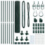 Galvanised Steel Border Fencing-820743471-820743459
