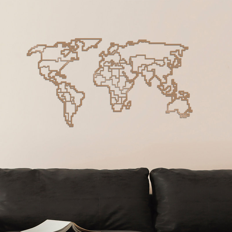 Transportation Wall Decor on Metal, Copper