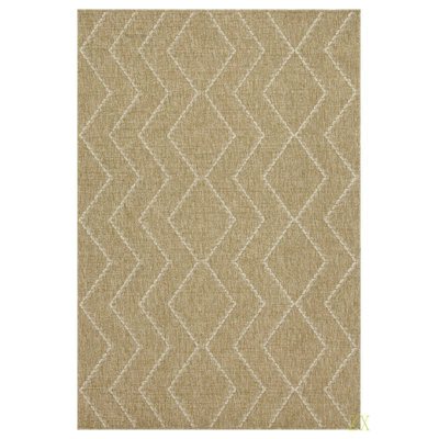 Earth GC_NTL1011 Jute/ 7 Ft. 10 In. X 10 Ft. 3 In. Indoor/Outdoor Area Rug
