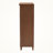 Diora White & Brown Finish 5-Shelf & 1-Drawer Shoe Storage Cabinet, 44.94" H X 30.51" W X 14.35" D