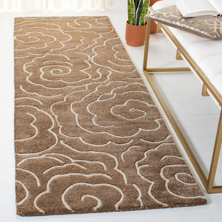 Soho Hand Tufted Wool And Viscose Floral Rug