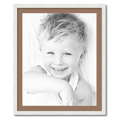 Wood Matte Picture Frame with Mat