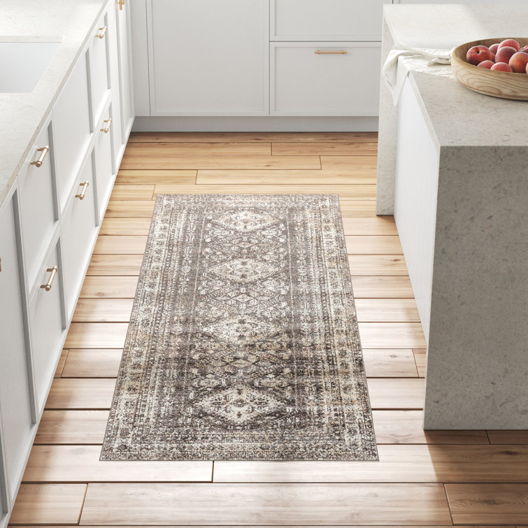 Dickison Washable Oriental Indoor Rug