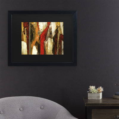 « abstract ix », reproduction de peinture à l’acrylique sur toile encadrée