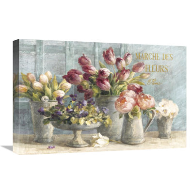 " Marche Des Fleurs Blue Gold "
