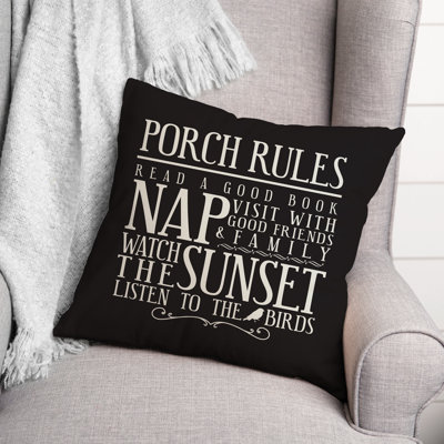 Outdoor Reversible Throw Pillow