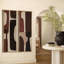 Ensemble de 2 reproductions d'art murales encadrées sur toile de formes Mid-Century géométriques dans des tons chauds de terre 60 po x 20 po x 2 pièces, 60 po x 30 po x 2 pièces-1718894653-1718629223