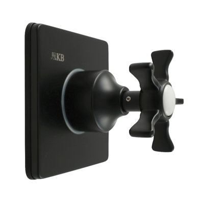 Kingston Brass Hamilton Single-Handle Three-Way Diverter Valve With Square Trim Kit