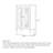 Compact Glass Door Cabinet Multi Scene
