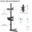 Support de bureau Quad