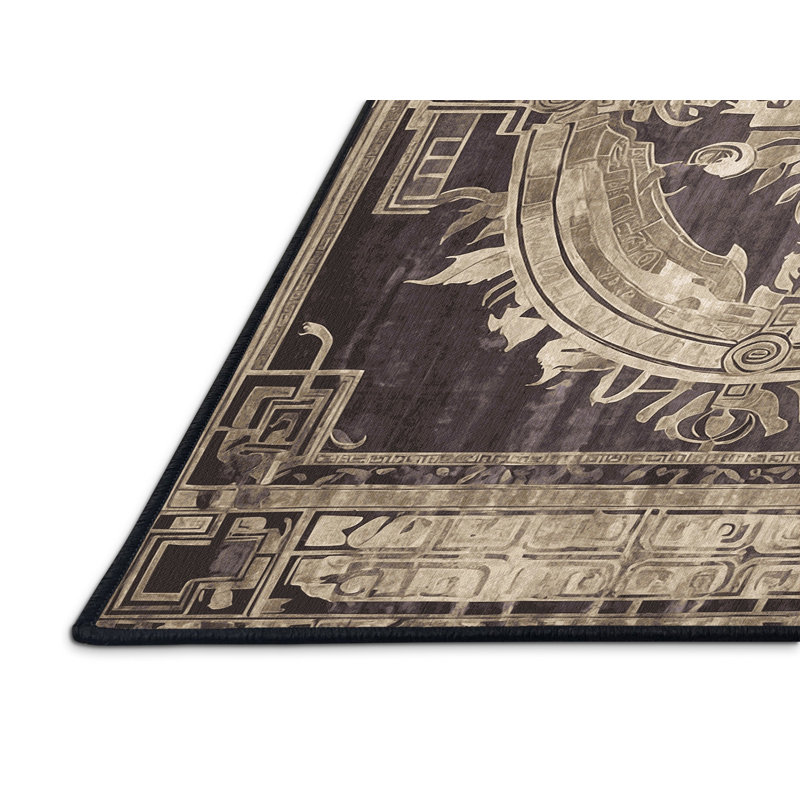 Temple Shadows Rug, Square 6'