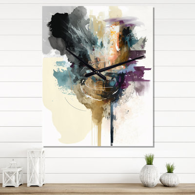 Jazmeen Aluminum Wall Clock
