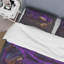 Mauve pivoine liquide or I - ensemble de housse de couette floral pivoine - microfibre de polyester-2135523430