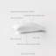 Ensemble de 2 oreillers en duvet et plumes de canard blanc moyen-920542435